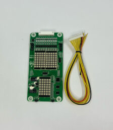 Indicador matriz LED rojo binario
