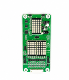 Indicador matriz LED rojo binario