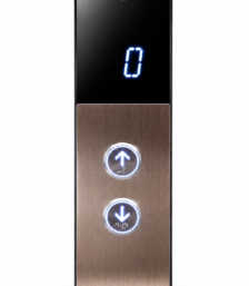 BOTONERA DE HALL CON INDICADOR LED BLANCO