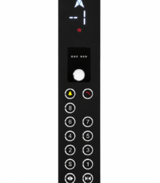 BOTONERA DE CABINA MONARCH CON INDICADOR LCD BLANCO